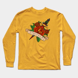 Mother Dagger with Roses Long Sleeve T-Shirt